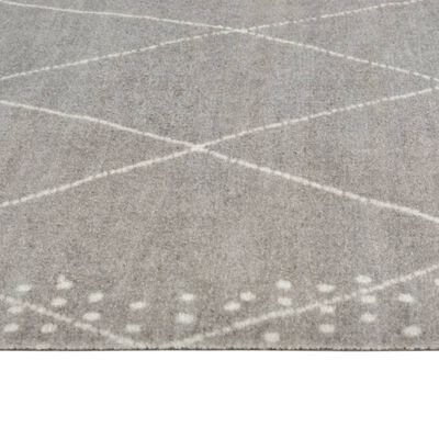 vidaXL Kuhinjski tepih perivi s uzorkom rombova 60 x 300 cm baršunasti