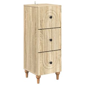 vidaXL Ormar s ladicama 33 x 34,5 x 90 cm Konstruirano drvo