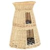 vidaXL 3-dijelni set ko&scaron;are za mačke s jastucima 47x34x60 cm prirodna vrba