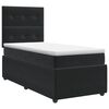 vidaXL Boxspring krevet s madracem Crna 80 x 200 cm Bar&scaron;un
