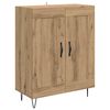 vidaXL Highboard Umjetnički hrast 69,5 x 34 x 90 cm Konstruirano drvo