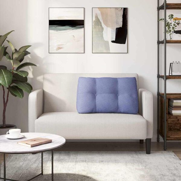 vidaXL Jastuk za leđa Traper plava 80 x 24 x 50 cm tkanina