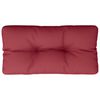 vidaXL Jastuk za palete boja vina 70 x 40 x 12 cm od tkanine