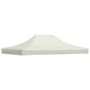 vidaXL Krov za &scaron;ator za zabave 4,5 x 3 m krem 270 g/m&sup2;