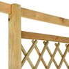 vidaXL Kutna pergola s klupom 166x81x174 cm od impregnirane borovine