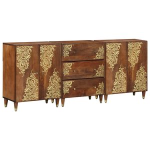 vidaXL Set ormarića za kupaonicu 3 kom. 180 x 33 x 75 cm