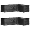vidaXL Navlake za kutnu vrtnu garnituru 2 kom s 18 u&scaron;ica 285x220x80 cm
