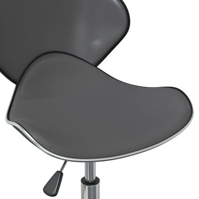 vidaXL Okretne blagovaonske stolice 6 kom siva od umjetne kože
