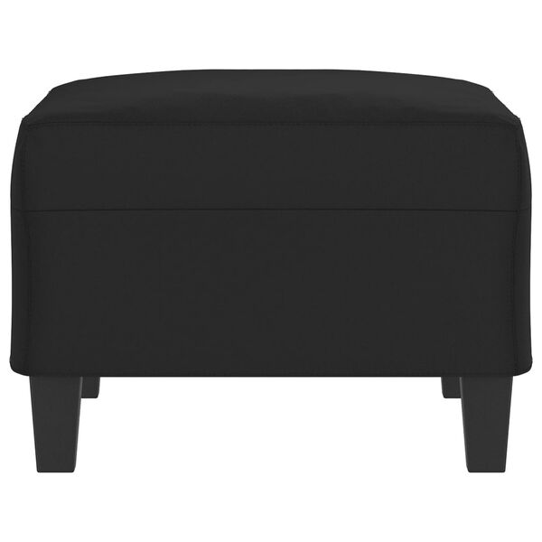 vidaXL Tabure crni 70 x 55 x 41 cm od mikrovlakana