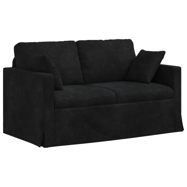 vidaXL Sofa Crna 138 x 78 x 80 cm Bar&scaron;un