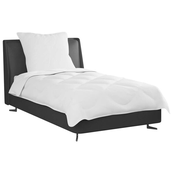 vidaXL Set deka s jastukom 2 pcs Bijelo Mikrovlakna