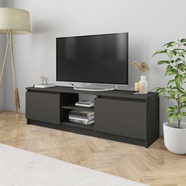 vidaXL TV ormarić sivi 120 x 30 x 35,5 cm od konstruiranog drva
