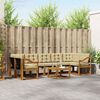 vidaXL Set vanjskih sofa s jastukom 8 pcs Prirodna i bež