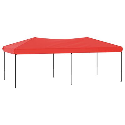 vidaXL Sklopivi šator za zabave 3 x 6 m Crvena