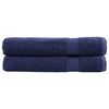 vidaXL Ručnici za saunu SOLUND 2 kom modri 80 x 200 cm 600 gsm