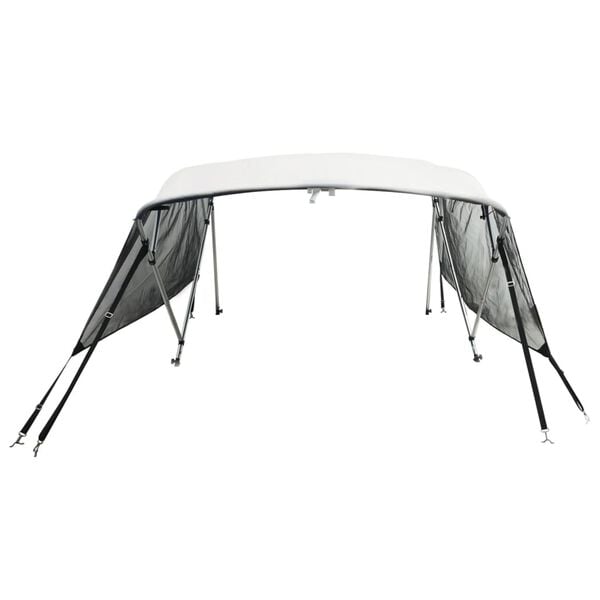 vidaXL Tenda bimini s 4 luka i mrežastim zidovima 243x(200-213)x137 cm