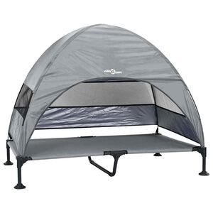 vidaXL Povi&scaron;eni krevet za pse 127 x 81 x 108 cm Tkanina i čelik