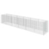 vidaXL Gabionska sadilica od pocinčanog čelika 540 x 90 x 100 cm