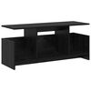 vidaXL TV stalak 102 x 35 x 45 cm Crni hrast Konstruirano drvo