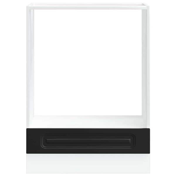 vidaXL Ormarić za pećnicu Kalmar crni konstruirano drvo