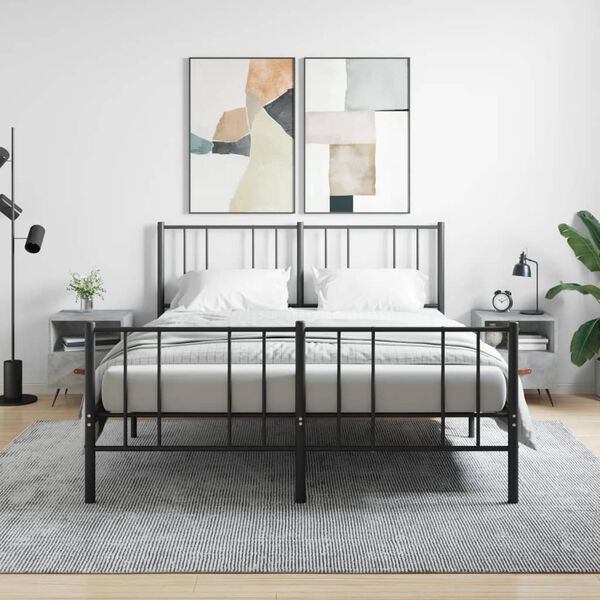 vidaXL Noćni ormarići 2 kom boja betona 40x35x47,5cm konstruirano drvo