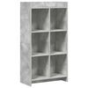vidaXL Police za knjige Betonska siva 59 x 30 x 111 cm