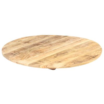 vidaXL Stolna ploča od masivnog drva manga okrugla 15 - 16 mm 40 cm
