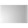 vidaXL LED kupaonsko ogledalo s ogledalom *Transparent*an 60 x 40 cm