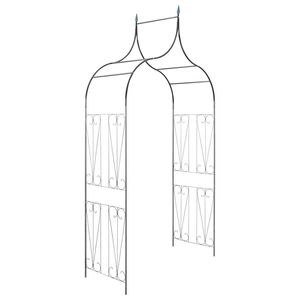 Vrtni luk u obliku &scaron;iljka za biljke penjačice tamnozeleni