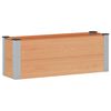 vidaXL Povi&scaron;ena vrtna gredica Smeđa 100 x 30 x 36 cm alu.