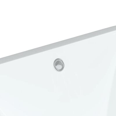 vidaXL Kupaonski umivaonik bijeli 36,5x32x15,5 cm pravokutni keramički
