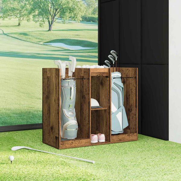 vidaXL Golf ormar Jednobojno Staro drvo 102 x 45 x 85,5 cm