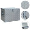 vidaXL Aluminijska kutija 610 x 430 x 455 mm srebrna