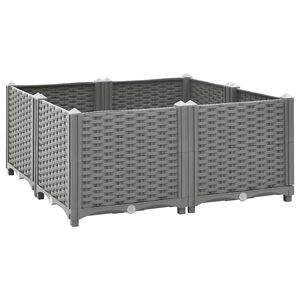 vidaXL Povi&scaron;ena gredica 80x80x38 cm od polipropilena