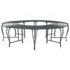 vidaXL Klupa pod drvetom 8-Broj sjedala &Oslash; 160 x 44 cm Čelik