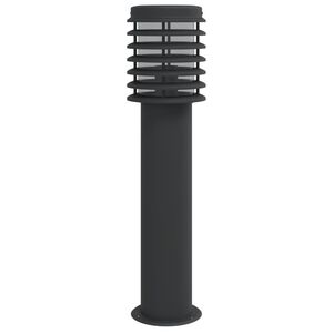 vidaXL Vanjska podna svjetiljka crna 60 cm od nehrđajućeg čelika