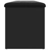vidaXL Klupa za pohranu crna 102 x 42 x 45 cm od konstruiranog drva