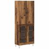 vidaXL Highboard 2 kom. Staro drvo 69,5 x 34 x 180 cm
