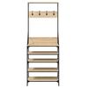 vidaXL Stalak za odjeću i cipele boja hrasta sonome 70x34x184 cm