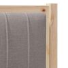 vidaXL Tapecirani uzglavlje Smeđa 100 cm Čvrsto borovo drvo