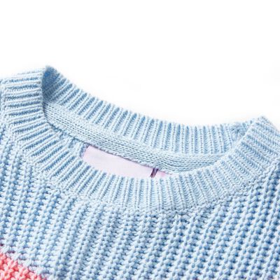 Dječji pulover pleteni plavi 92