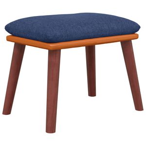 vidaXL Tabure plavi 45x29,5x35 cm od tkanine i umjetne kože