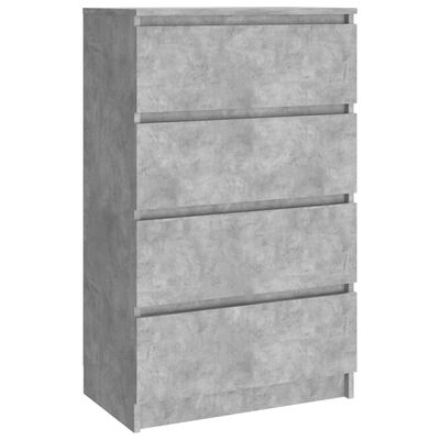 vidaXL Komoda siva boja betona 60 x 35 x 98,5 cm od konstruiranog drva