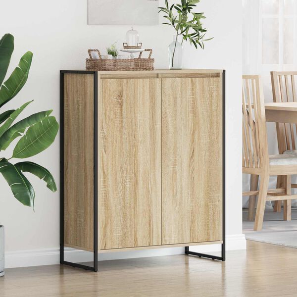 vidaXL Ormar za cipele Sonoma 79 x 36 x 100 cm Konstruirano drvo