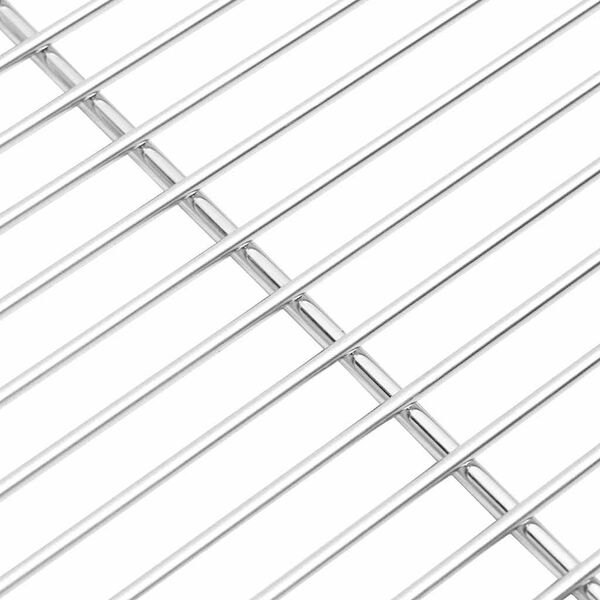 vidaXL Re&scaron;etka za ro&scaron;tilj Srebrno 45 x 40 cm Nehrđajući čelik