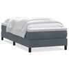 vidaXL Box Spring krevet s madracem tamno sivi 80x210 cm bar&scaron;un