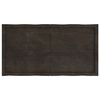 vidaXL Stolna ploča tamnosmeđa 120x60x(2-6) cm obrađena hrastovina