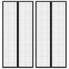 vidaXL Zastori protiv insekata 2 kom s magnetima 210 x 90 cm crni