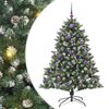 vidaXL Umjetno božićno drvce Zelena 150 cm PVC, Plastika i Čelik