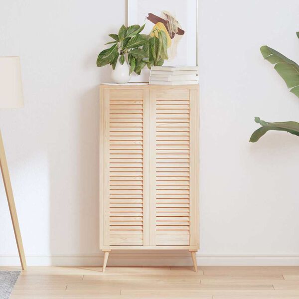 vidaXL Vrata ormarića Dizajn re&scaron;etki 2 kom 99x29,5 cm puno drvo bor